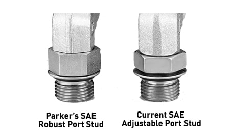 Parker created the patented Robust Port Stud